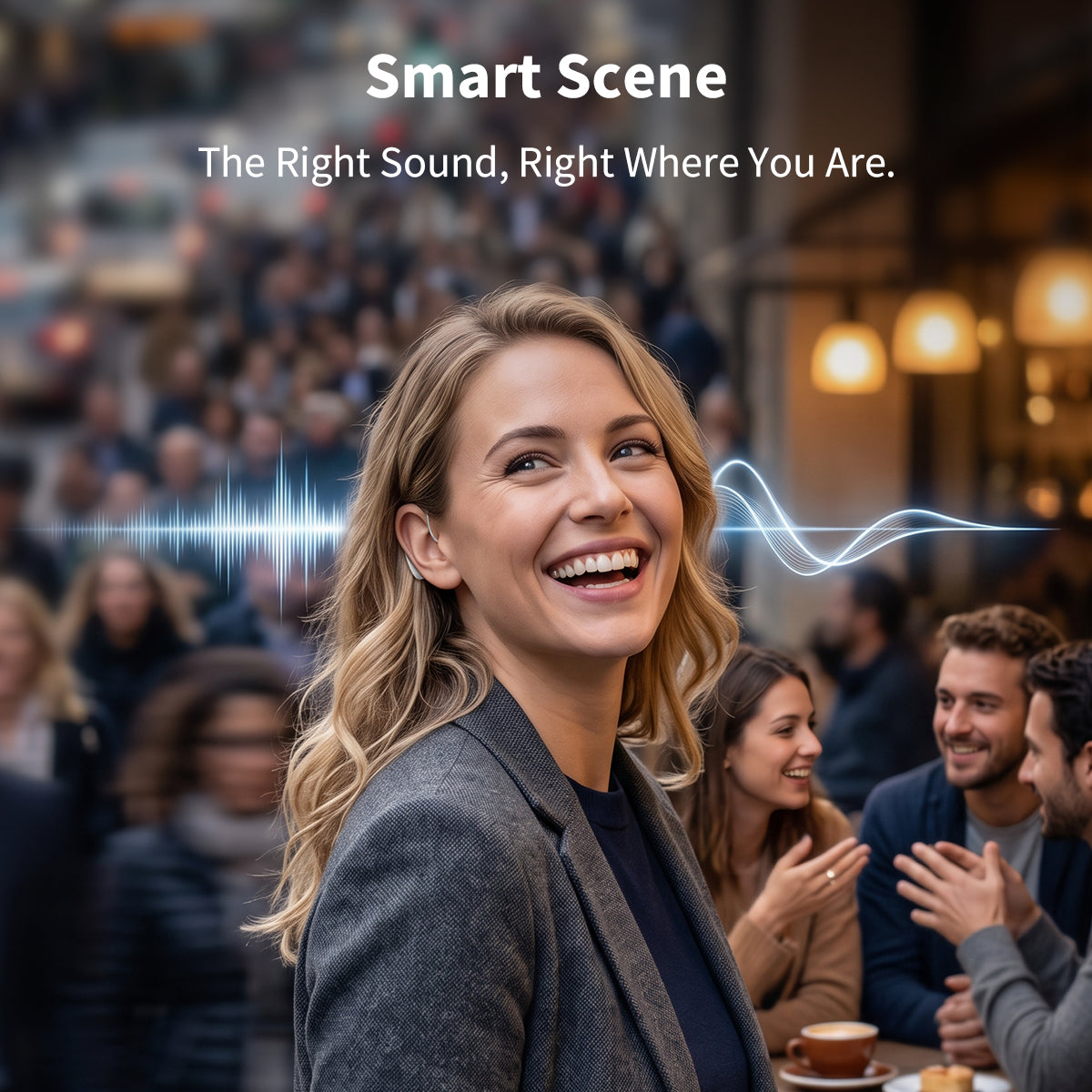 Vuiwx CZ-B801 OTC Hearing Aids with Bluetooth, AI-Powered Noise Reduction